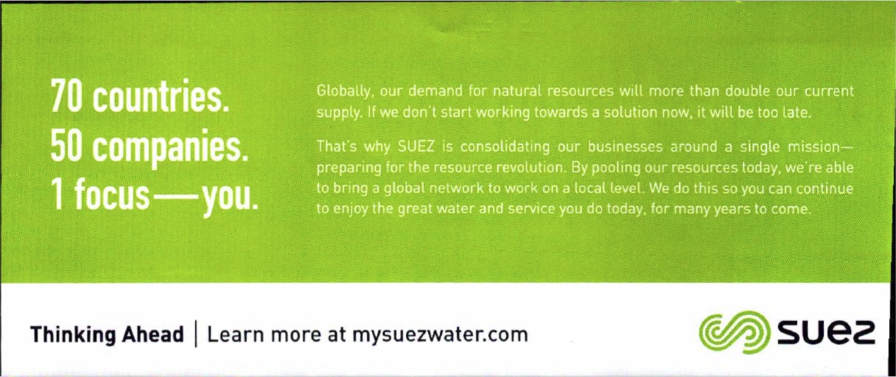 United Water is now Suez Water Princeton Meadows Ravens Crest